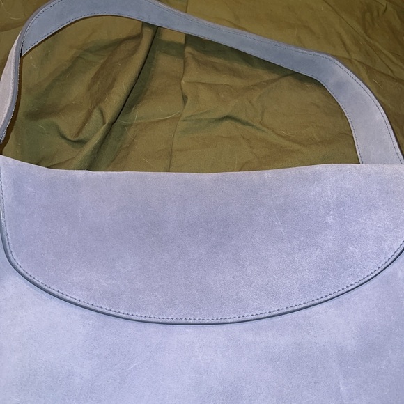 Prada Hand Bag Blue Suede Leather 2443256 - Picture 16 of 16